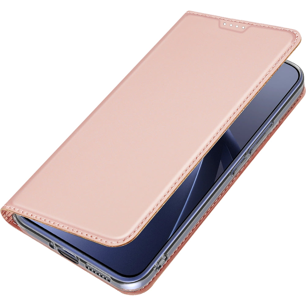 Handyhülle mit Klappe für Xiaomi 17T Pro, Dux Ducis Skin Pro, Rosa