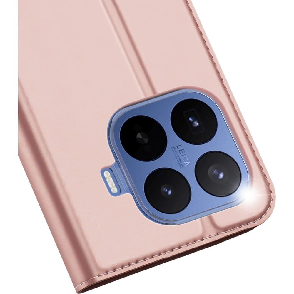 Handyhülle mit Klappe für Xiaomi 17T Pro, Dux Ducis Skin Pro, Rosa