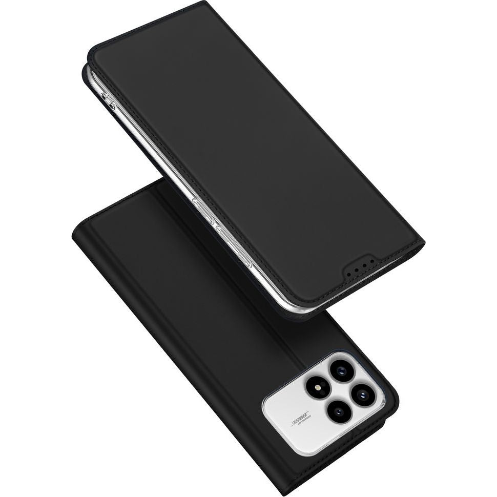 Handyhülle mit Klappe für Xiaomi POCO F8 Pro, Dux Ducis Skin Pro, Schwarz