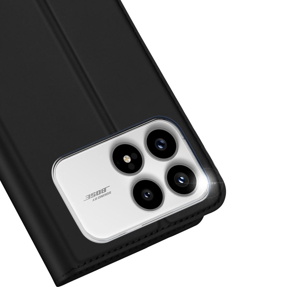 Handyhülle mit Klappe für Xiaomi POCO F8 Pro, Dux Ducis Skin Pro, Schwarz