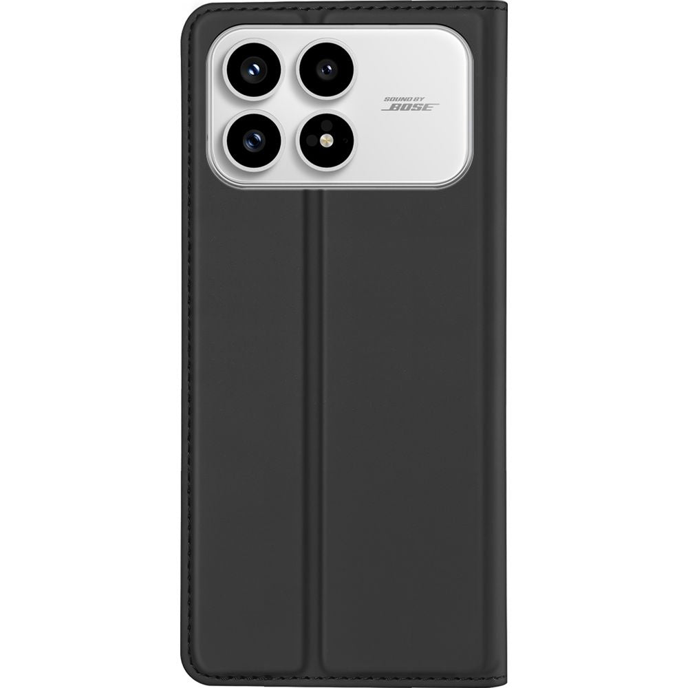 Handyhülle mit Klappe für Xiaomi POCO F8 Pro, Dux Ducis Skin Pro, Schwarz