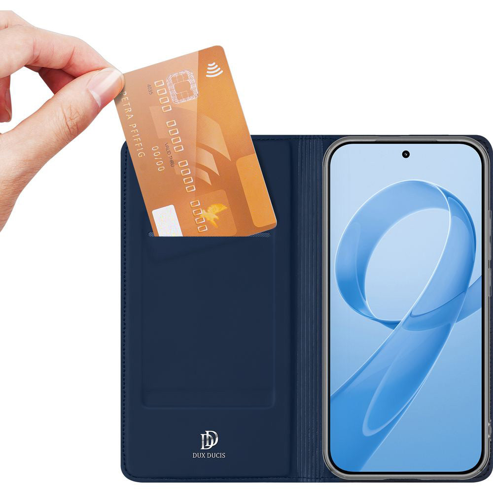 Handyhülle mit Klappe für Xiaomi POCO F8 Pro, Dux Ducis Skin Pro, Dunkelblau