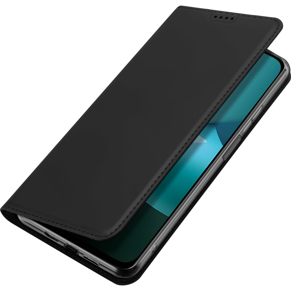 Handyhülle mit Klappe für Xiaomi Redmi 15C, Dux Ducis Skin Pro, Schwarz