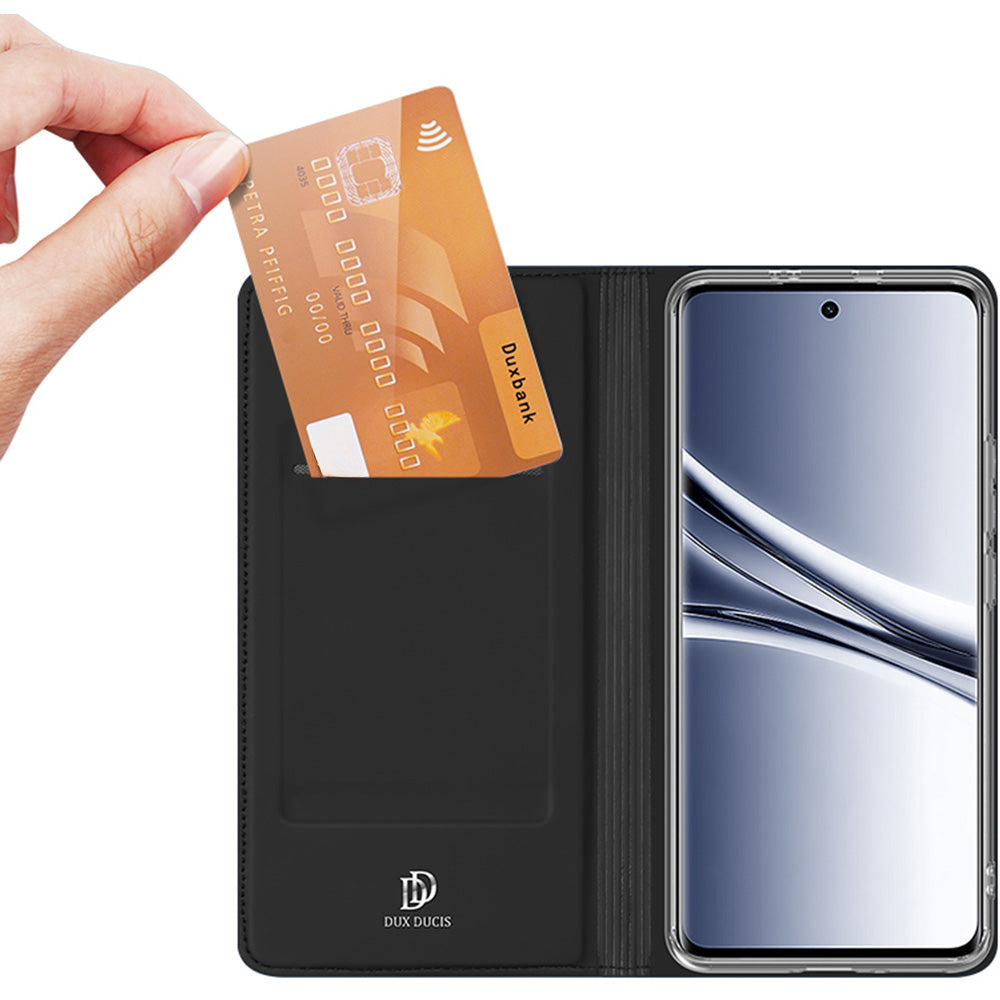 Handyhülle mit Klappe für Xiaomi Redmi Note 15 4G / 5G / POCO M8 5G, Dux Ducis Skin Pro, Schwarz