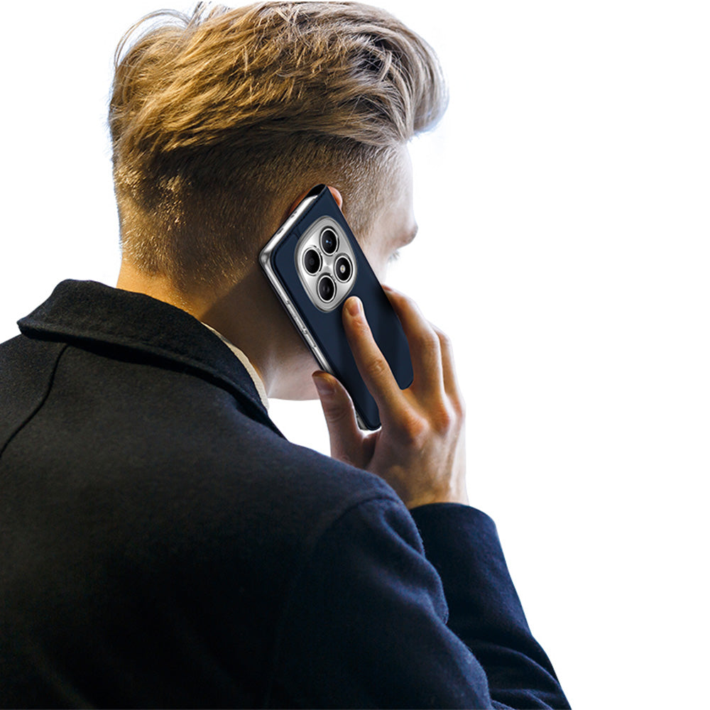 Handyhülle mit Klappe für Xiaomi Redmi Note 15 4G / 5G / POCO M8 5G, Dux Ducis Skin Pro, Dunkelblau