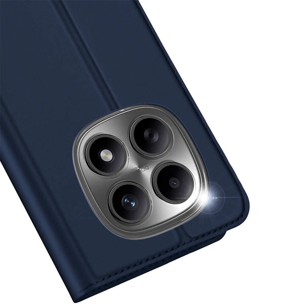 Handyhülle mit Klappe für Xiaomi Redmi Note 15 4G / 5G / POCO M8 5G, Dux Ducis Skin Pro, Dunkelblau