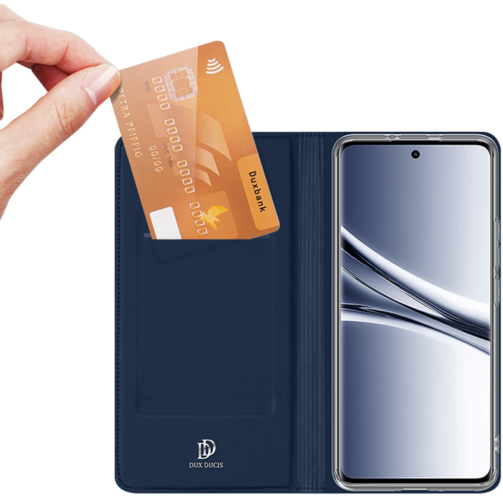 Handyhülle mit Klappe für Xiaomi Redmi Note 15 4G / 5G / POCO M8 5G, Dux Ducis Skin Pro, Dunkelblau