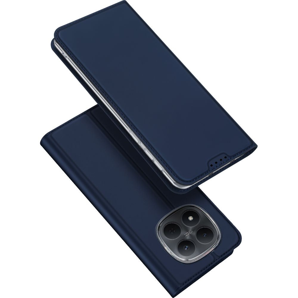 Handyhülle mit Klappe für Xiaomi Redmi Note 15 Pro 5G, Dux Ducis Skin Pro, Dunkelblau