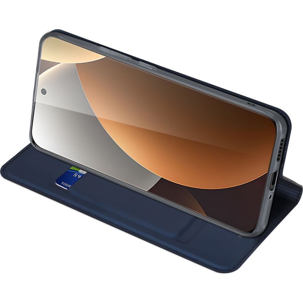 Handyhülle mit Klappe für Xiaomi Redmi Note 15 Pro Plus 5G / POCO M8 Pro 5G, Dux Ducis Skin Pro, Dunkelblau