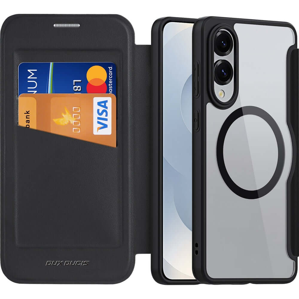 Handyhülle für Galaxy S25 Edge, Dux Ducis Skin X Pro, Schwarz