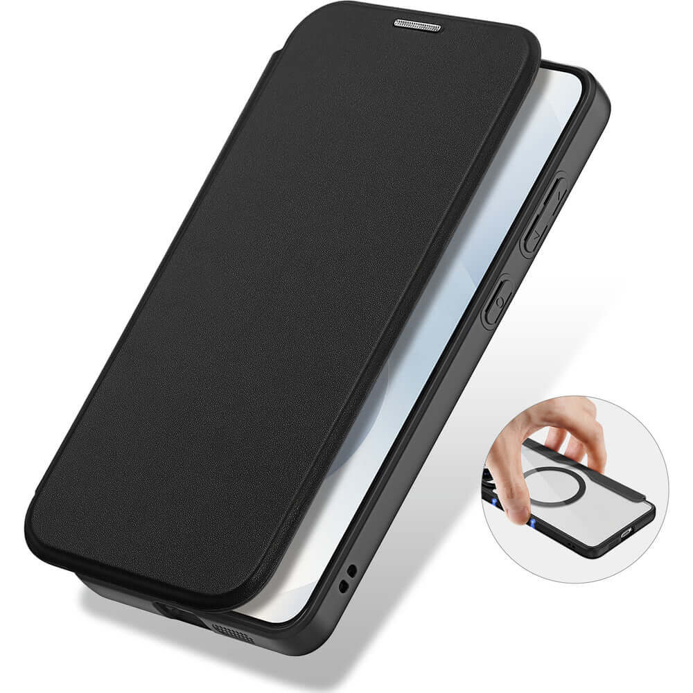 Handyhülle für Galaxy S25 Edge, Dux Ducis Skin X Pro, Schwarz