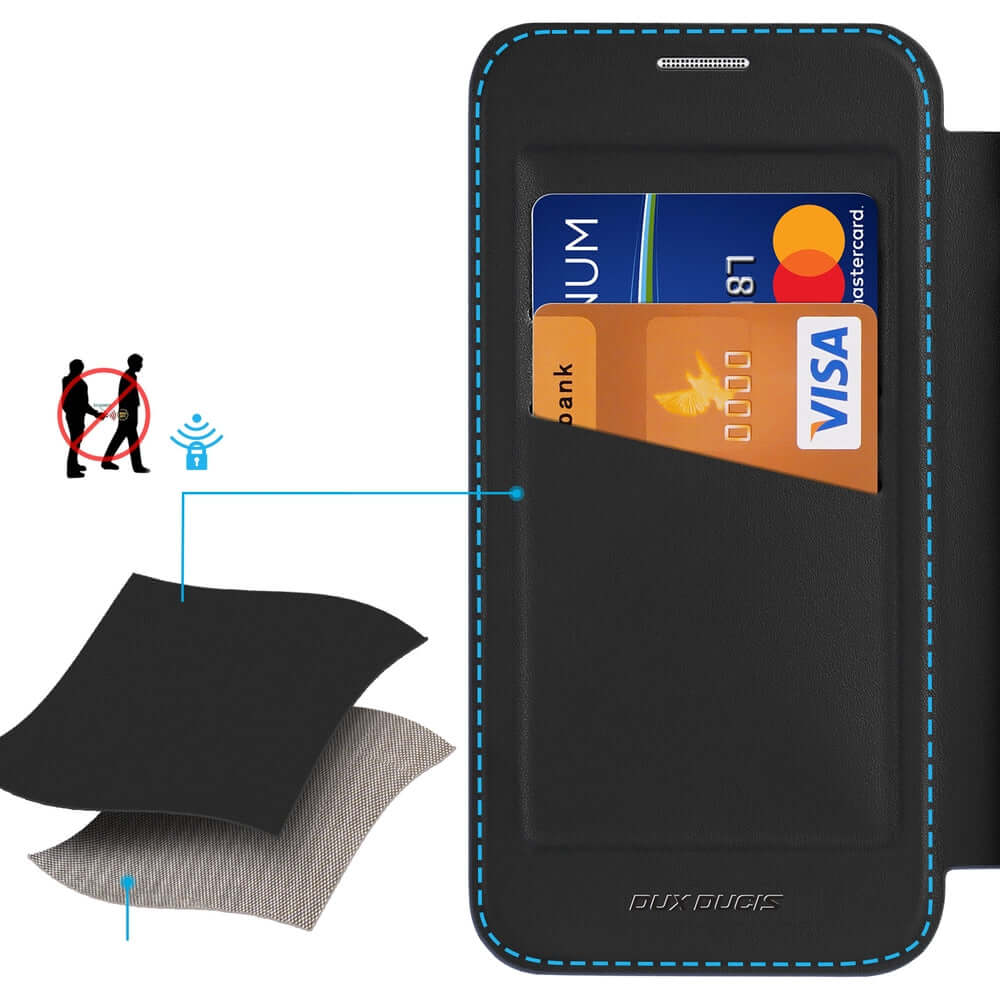 Handyhülle für Galaxy S25 Edge, Dux Ducis Skin X Pro, Schwarz