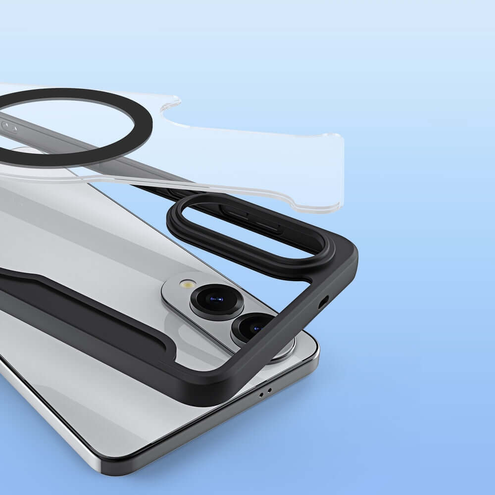 Handyhülle für Galaxy S25 Edge, Dux Ducis Skin X Pro, Schwarz