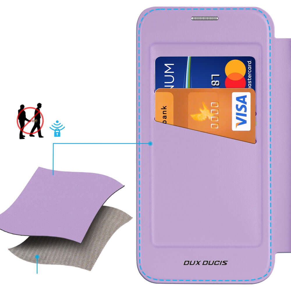 Handyhülle für Galaxy S25 Edge, Dux Ducis Skin X Pro, Violett