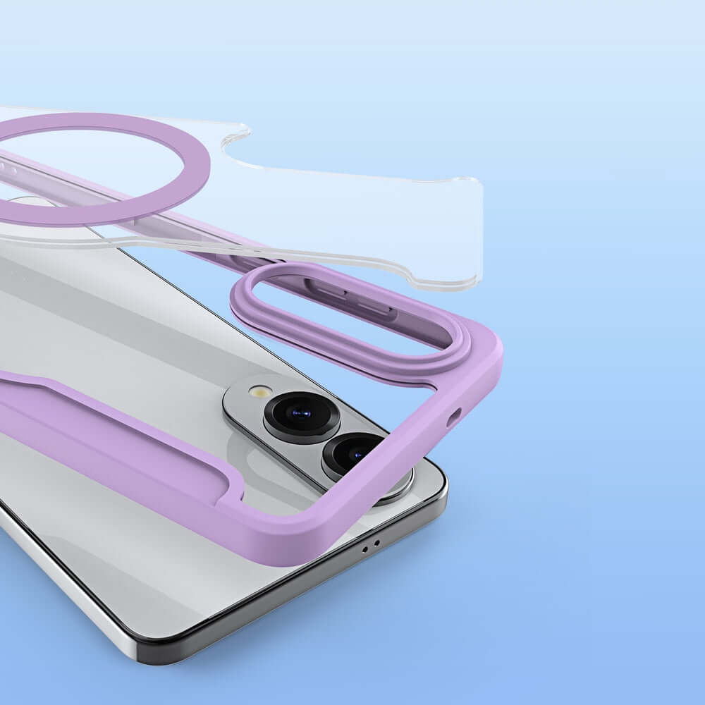 Handyhülle für Galaxy S25 Edge, Dux Ducis Skin X Pro, Violett