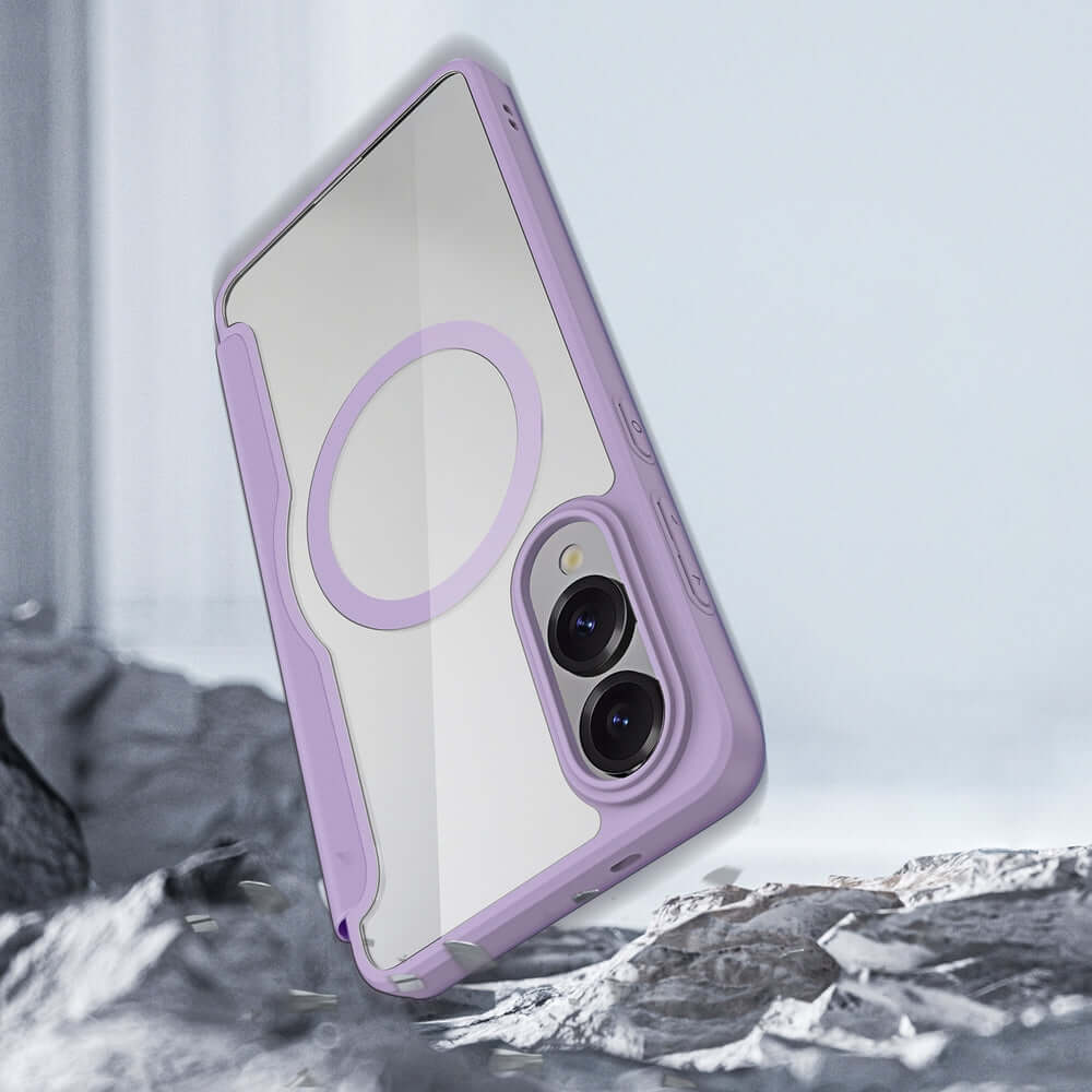 Handyhülle für Galaxy S25 Edge, Dux Ducis Skin X Pro, Violett