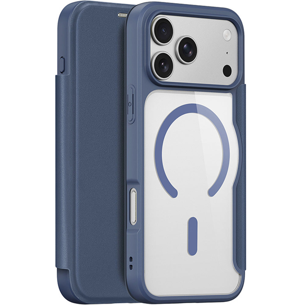 Handyhülle für iPhone 18 Pro / 17 Pro, Dux Ducis Skin X Pro Magnetic mit MagSafe, Transparent-Blau (3/10)