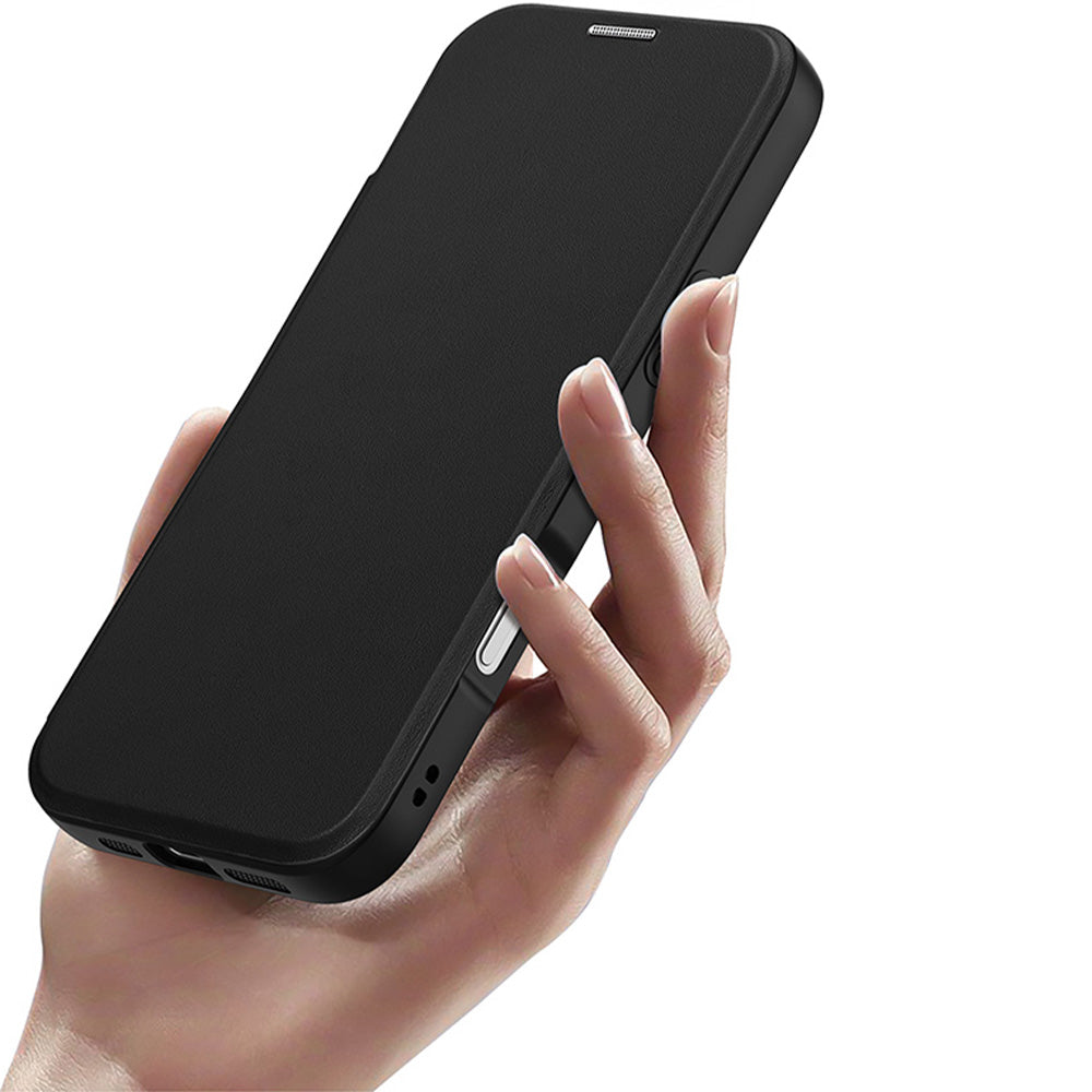 Handyhülle für iPhone 18 Pro Max / 17 Pro Max, Dux Ducis Skin X Pro Magnetic mit MagSafe, Transparent-Schwarz (4/11)