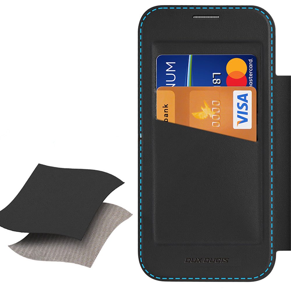 Handyhülle für iPhone 18 Pro Max / 17 Pro Max, Dux Ducis Skin X Pro Magnetic mit MagSafe, Transparent-Schwarz (9/11)