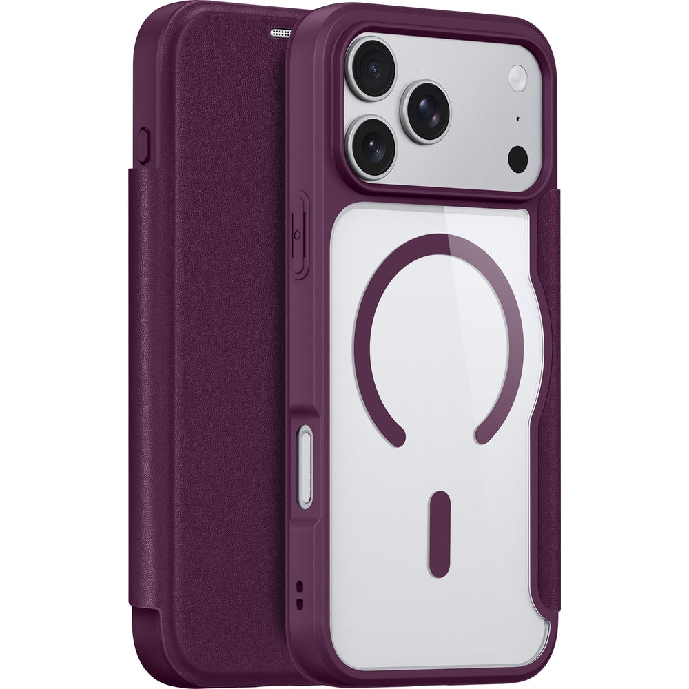 Handyhülle für iPhone 18 Pro Max / 17 Pro Max, Dux Ducis Skin X Pro Magnetic mit MagSafe, Burgunder (2/11)