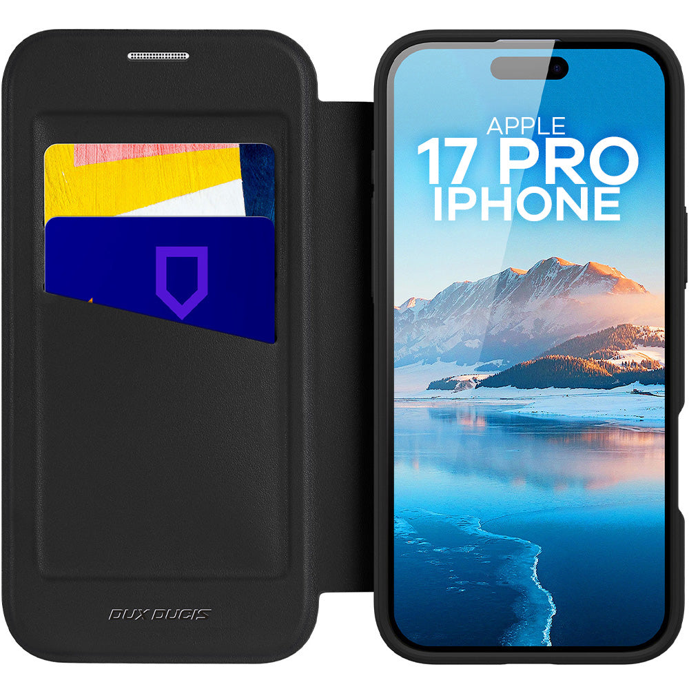 Handyhülle für iPhone 17 Pro mit MagSafe, Dux Ducis Skin X Pro Magnetic, Schwarz und Transparent