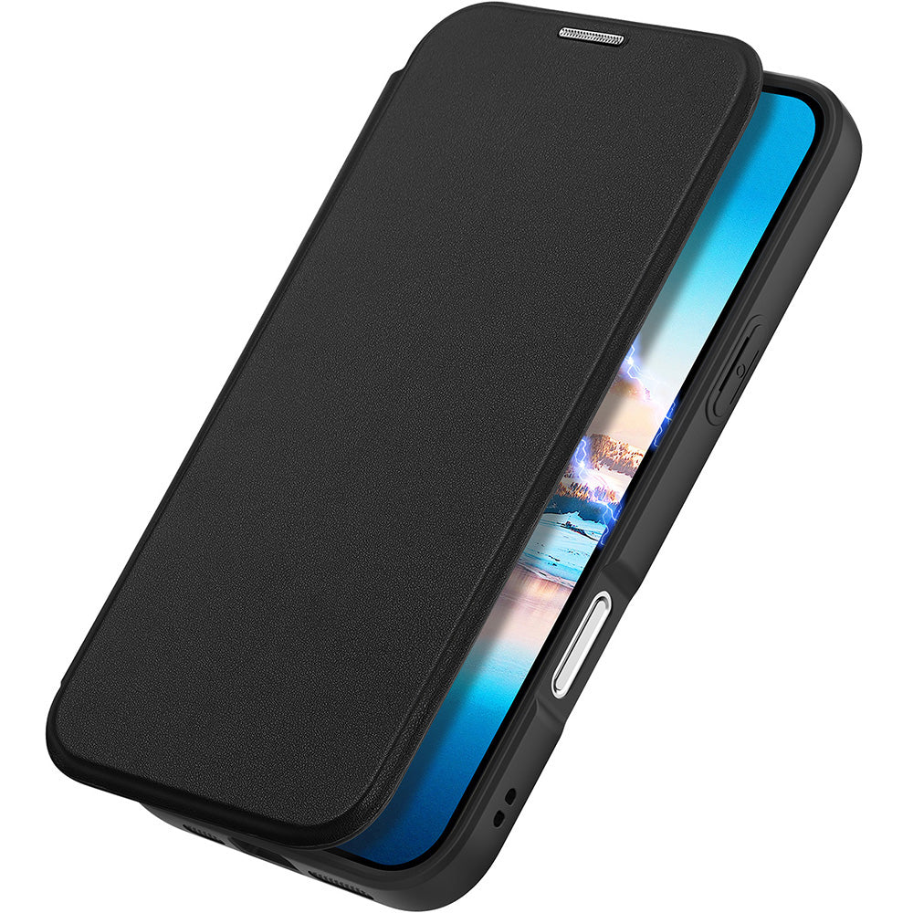 Handyhülle für iPhone 17 Pro Max mit MagSafe, Dux Ducis Skin X Pro Magnetic, Schwarz und Transparent