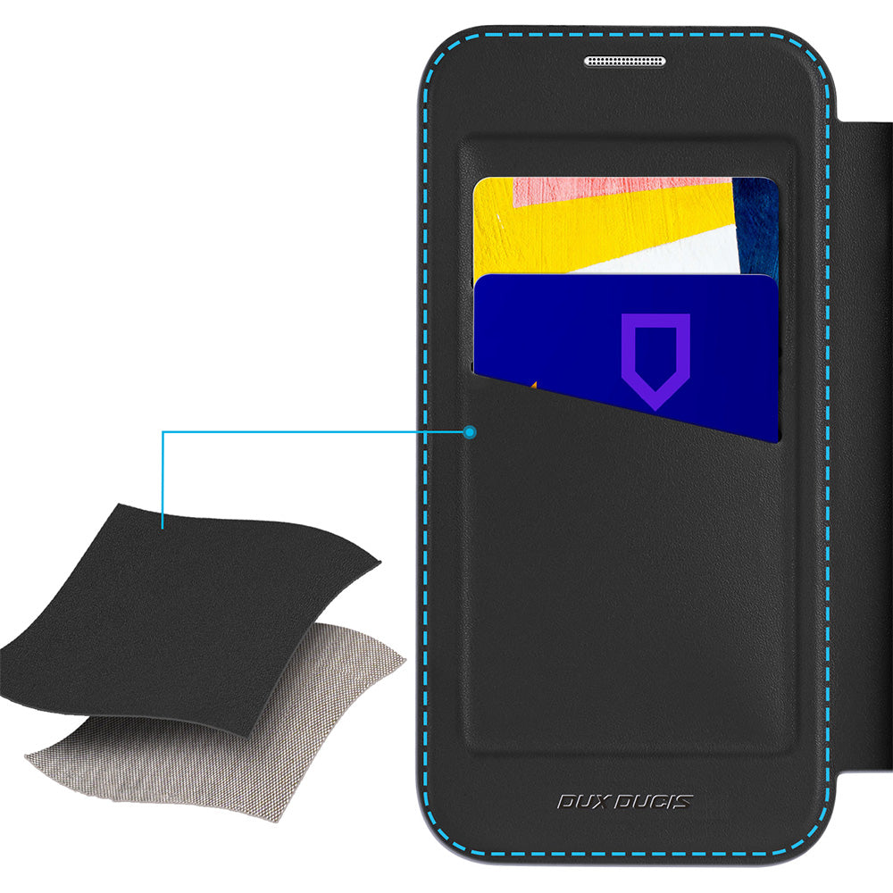 Handyhülle für iPhone 17e / 16e, Dux Ducis Skin X Pro Magnetic, Schwarz und Transparent