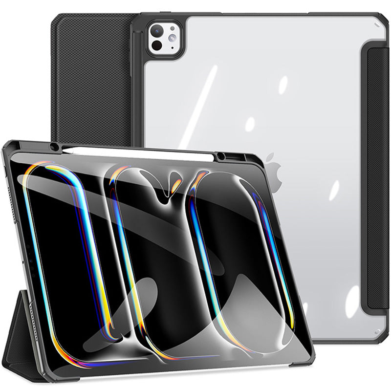Hülle für iPad Pro 13" 2025 / 2024, Dux Ducis Toby, Schwarz