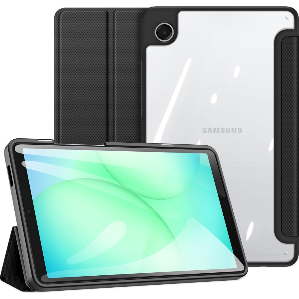 Schutzhülle mit Klappe für Galaxy Tab A11 / A9, Dux Ducis Toby, Schwarz