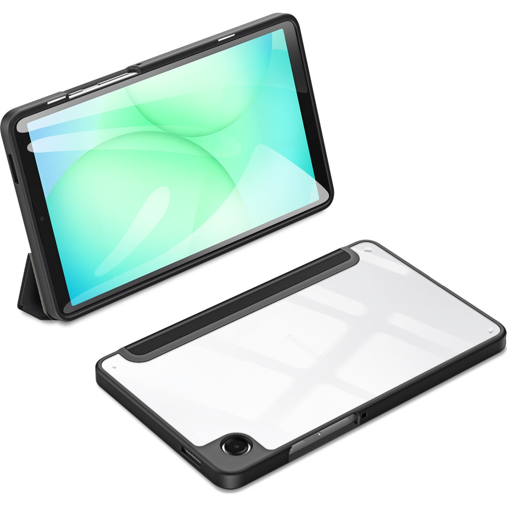 Schutzhülle mit Klappe für Galaxy Tab A11 / A9, Dux Ducis Toby, Schwarz