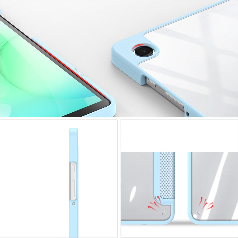 Schutzhülle mit Klappe für Galaxy Tab A11 / A9, Dux Ducis Toby, Blau