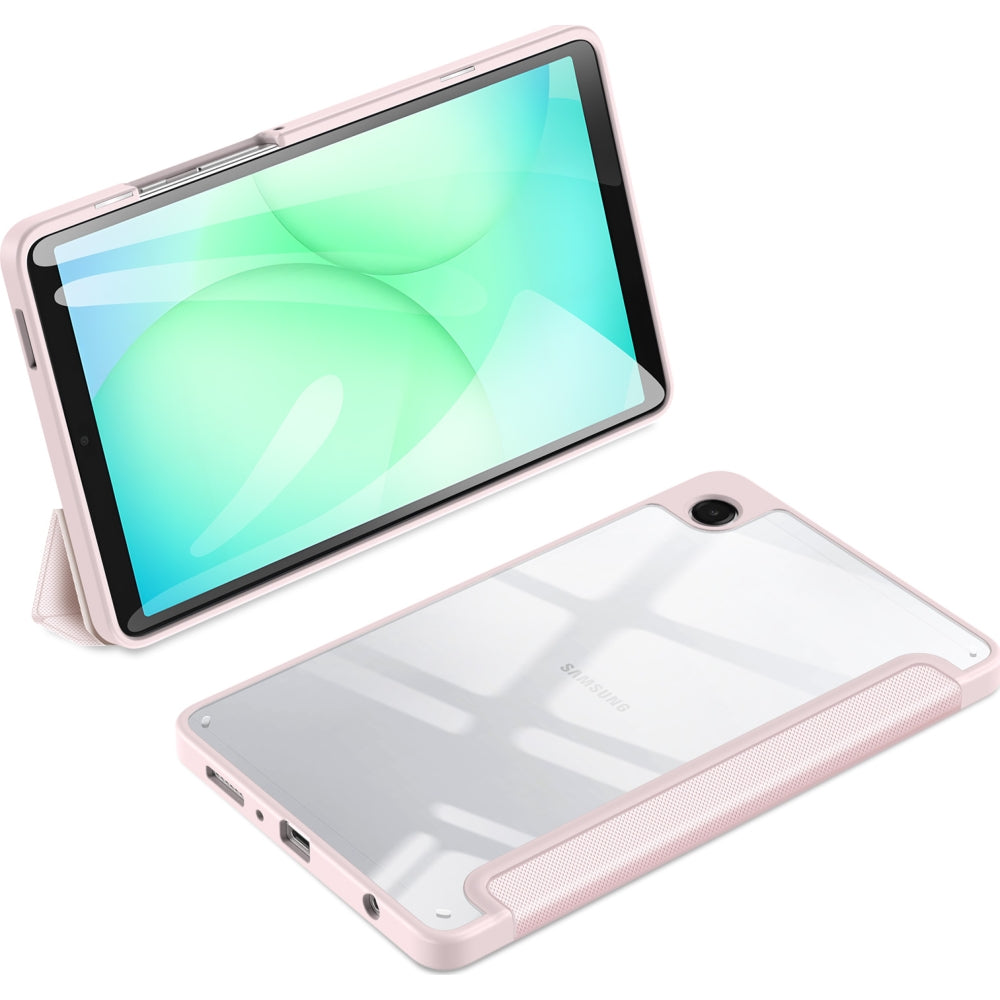 Schutzhülle mit Klappe für Galaxy Tab A11 / A9, Dux Ducis Toby, Rosa