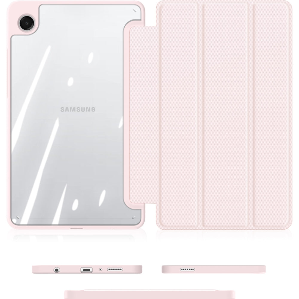 Schutzhülle mit Klappe für Galaxy Tab A11 / A9, Dux Ducis Toby, Rosa