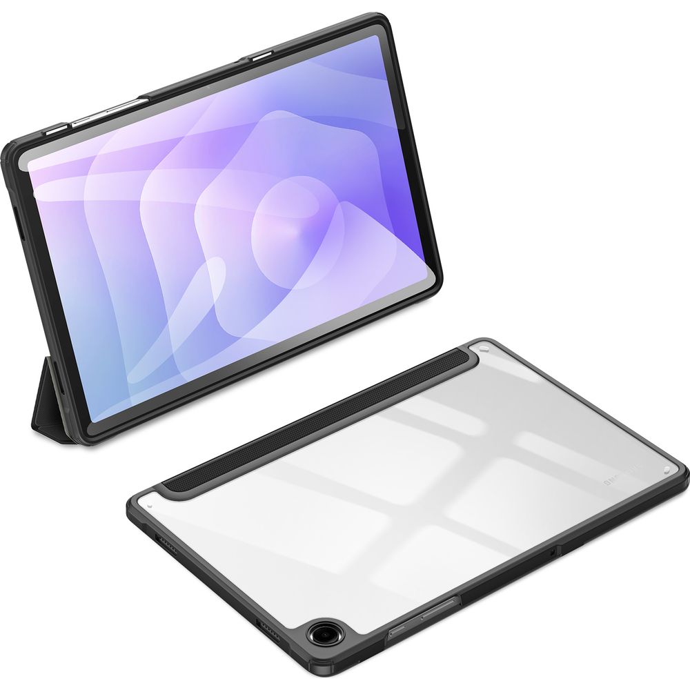 Schutzhülle mit Klappe für Galaxy Tab A11 Plus / A9 Plus, Dux Ducis Toby, Schwarz