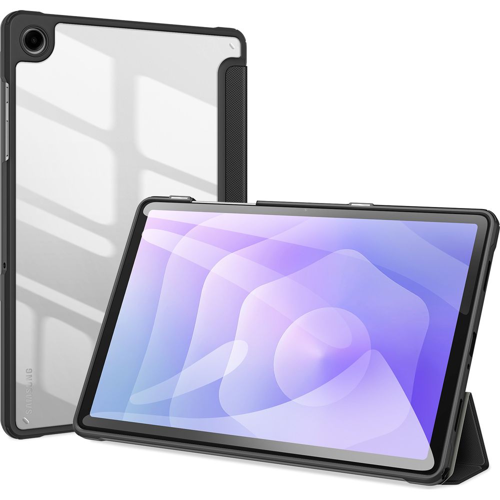 Schutzhülle mit Klappe für Galaxy Tab A11 Plus / A9 Plus, Dux Ducis Toby, Schwarz