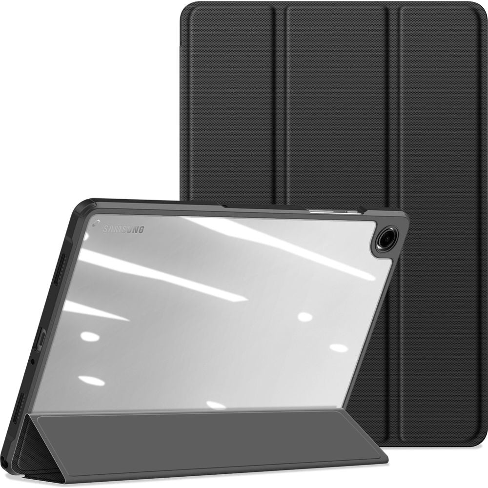 Schutzhülle mit Klappe für Galaxy Tab A11 Plus / A9 Plus, Dux Ducis Toby, Schwarz
