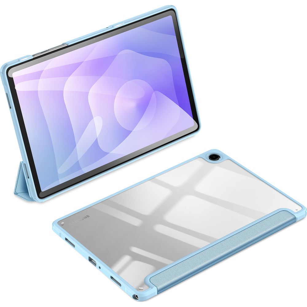 Schutzhülle mit Klappe für Galaxy Tab A11 Plus / A9 Plus, Dux Ducis Toby, Blau