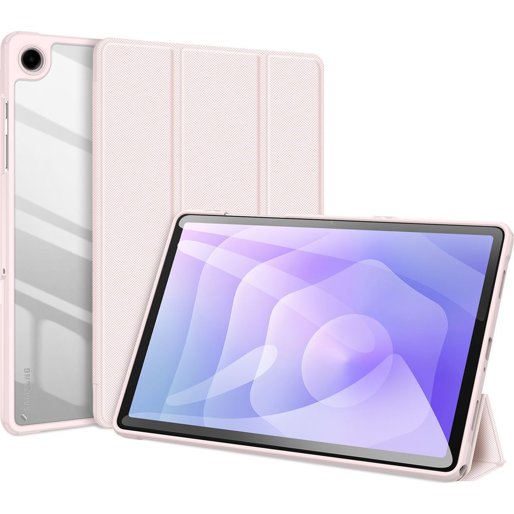 Schutzhülle mit Klappe für Galaxy Tab A11 Plus / A9 Plus, Dux Ducis Toby, Rosa