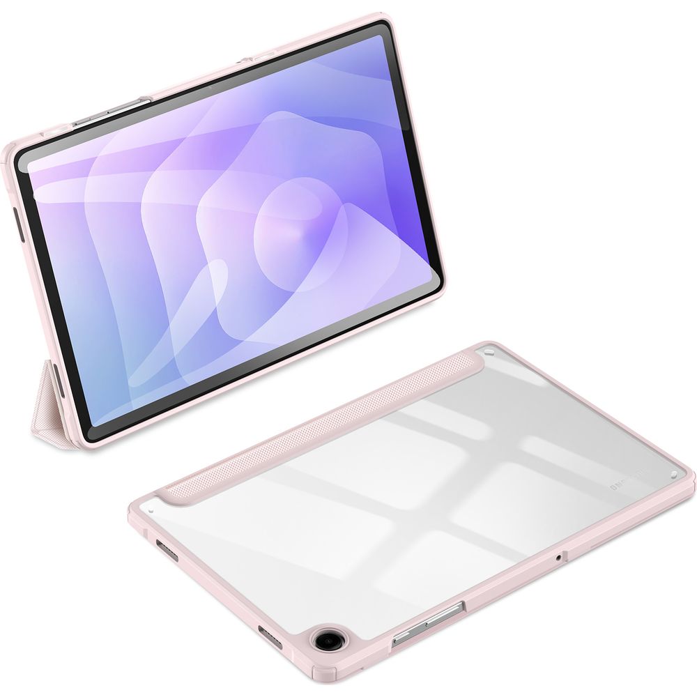 Schutzhülle mit Klappe für Galaxy Tab A11 Plus / A9 Plus, Dux Ducis Toby, Rosa