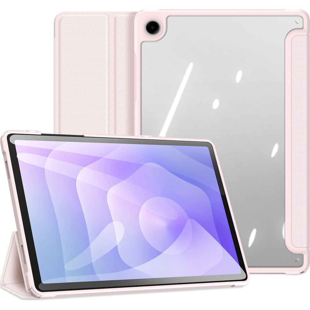 Schutzhülle mit Klappe für Galaxy Tab A11 Plus / A9 Plus, Dux Ducis Toby, Rosa