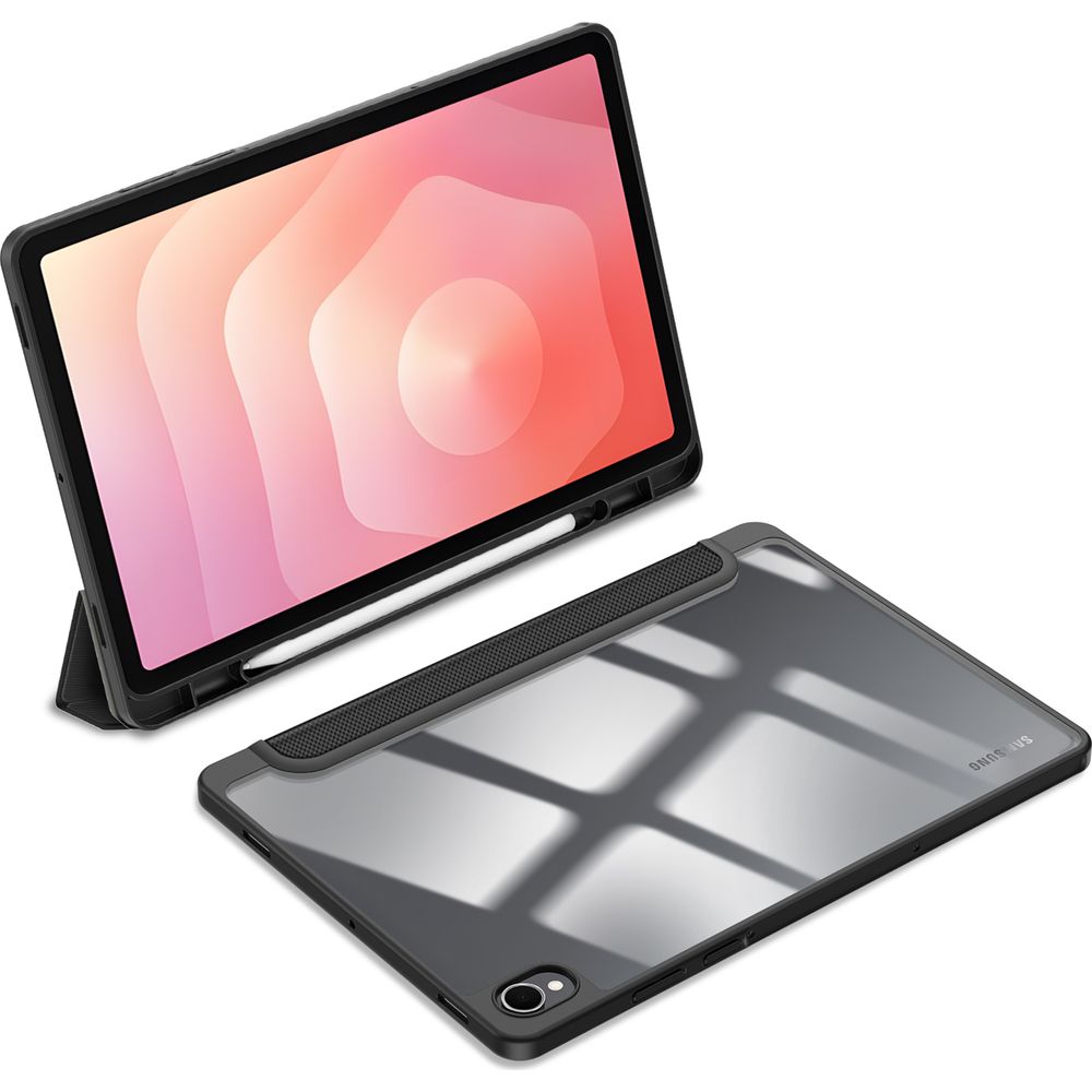 Schutzhülle mit Klappe für Galaxy Tab S11, Dux Ducis Toby, Schwarz