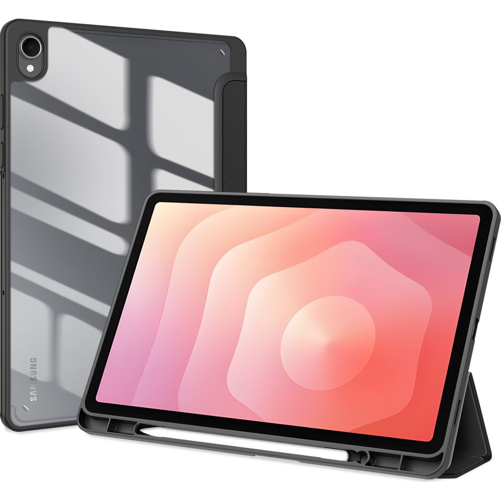 Schutzhülle mit Klappe für Galaxy Tab S11, Dux Ducis Toby, Schwarz