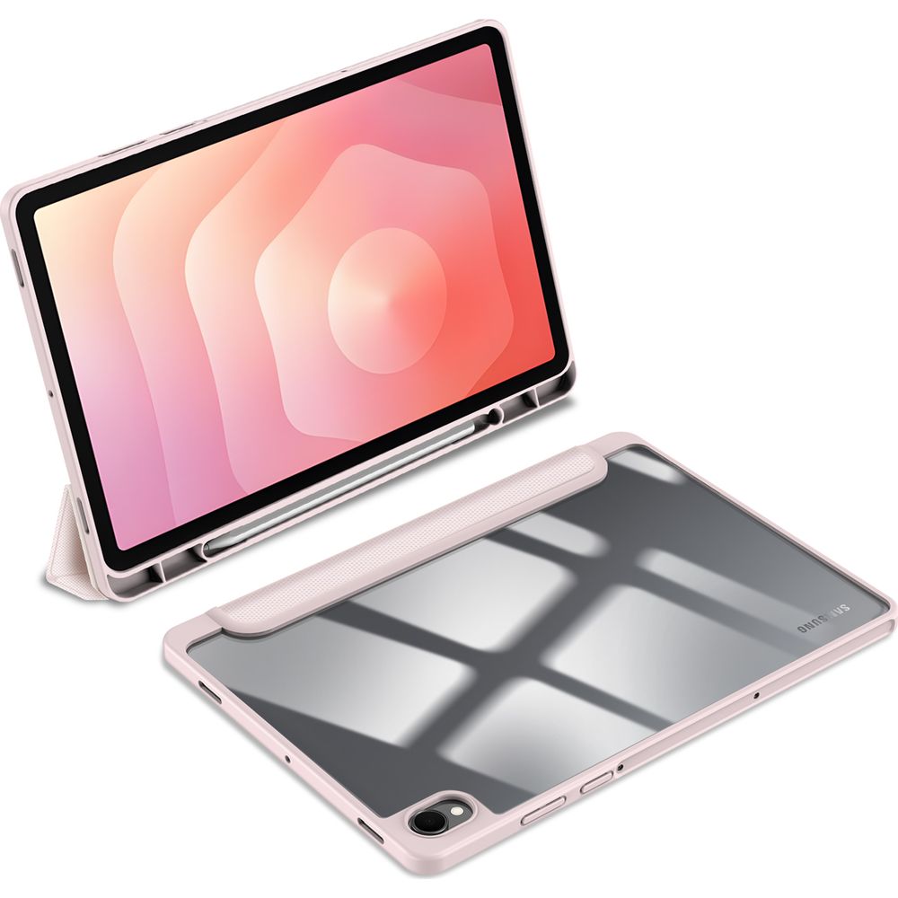 Schutzhülle mit Klappe für Galaxy Tab S11, Dux Ducis Toby, Rosa