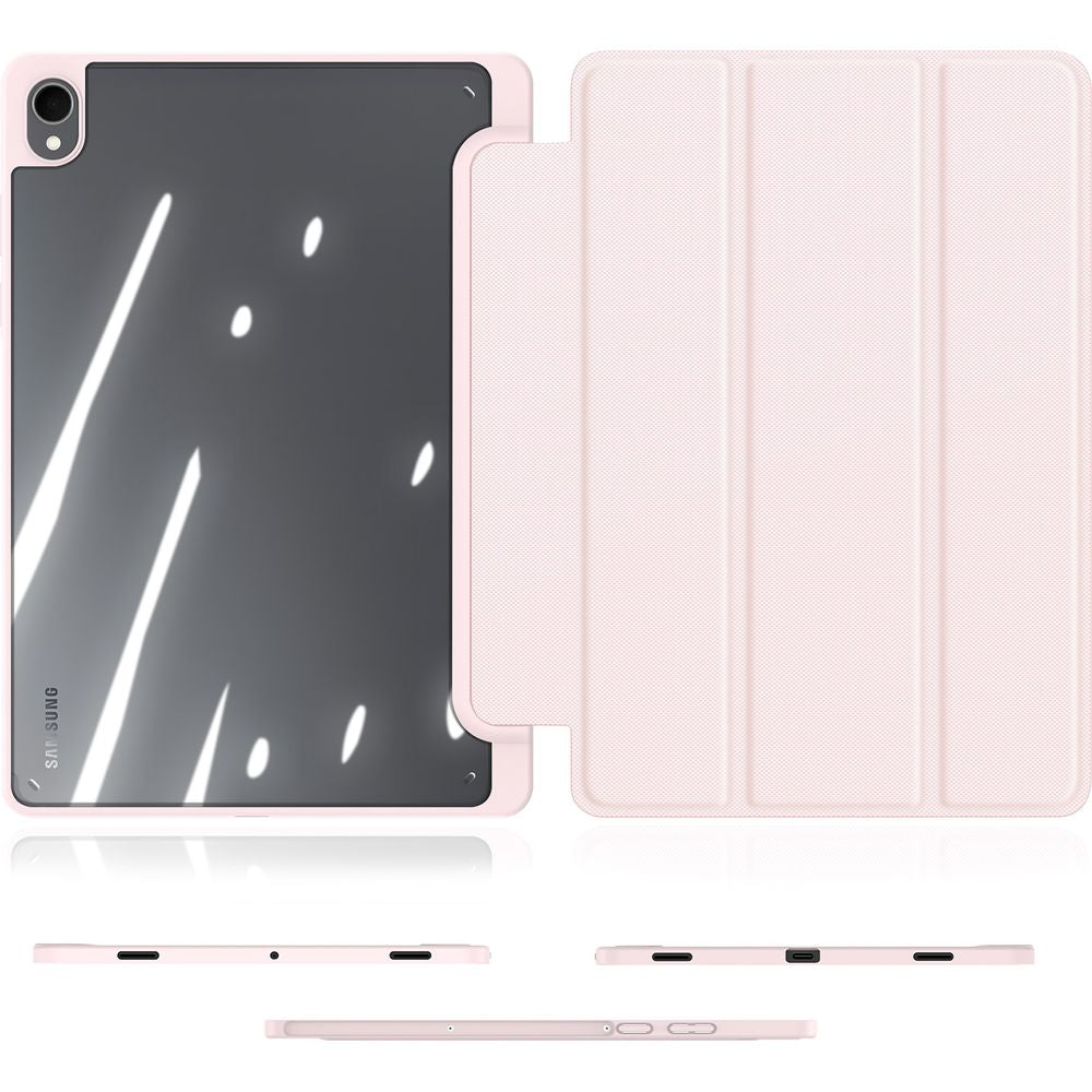 Schutzhülle mit Klappe für Galaxy Tab S11, Dux Ducis Toby, Rosa