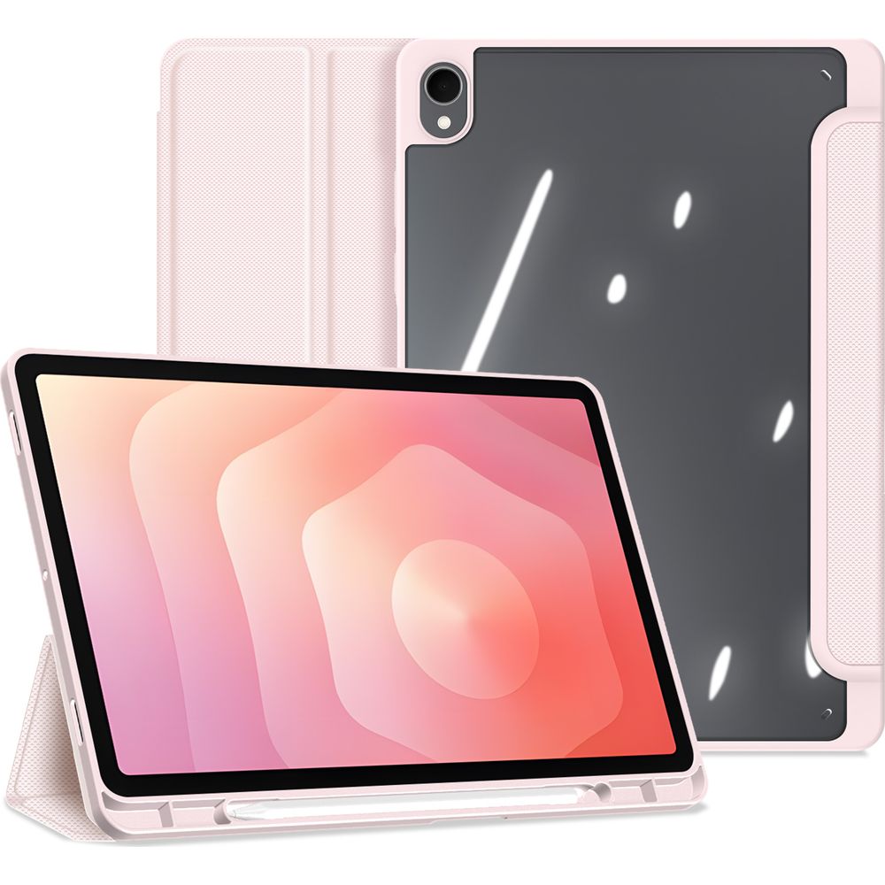 Schutzhülle mit Klappe für Galaxy Tab S11, Dux Ducis Toby, Rosa