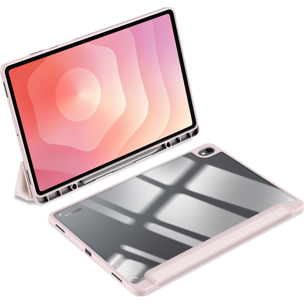 Schutzhülle mit Klappe für Galaxy Tab S12 Plus, Dux Ducis Toby, Rosa (2/12)