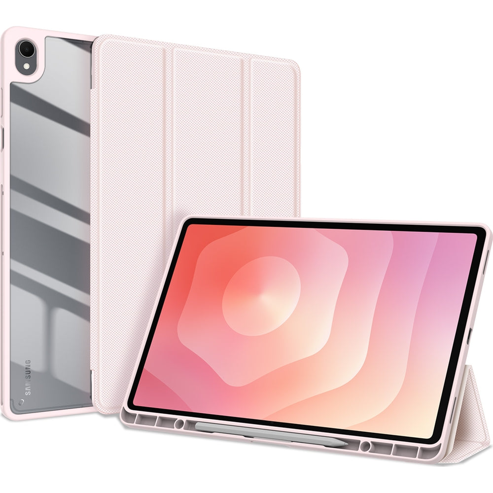 Schutzhülle mit Klappe für Galaxy Tab S12 Plus, Dux Ducis Toby, Rosa (5/12)