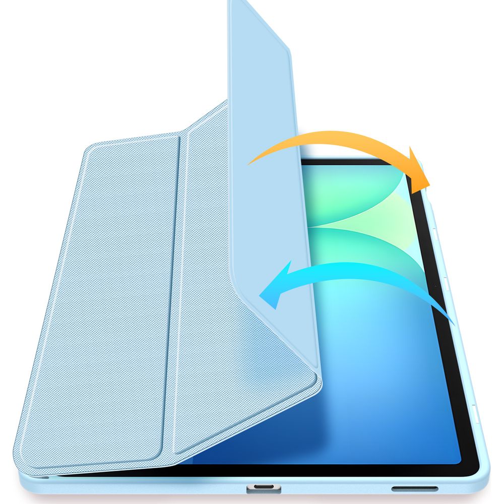 Schutzhülle mit Klappe für Galaxy Tab S10 FE Plus, Dux Ducis Toby, Blau