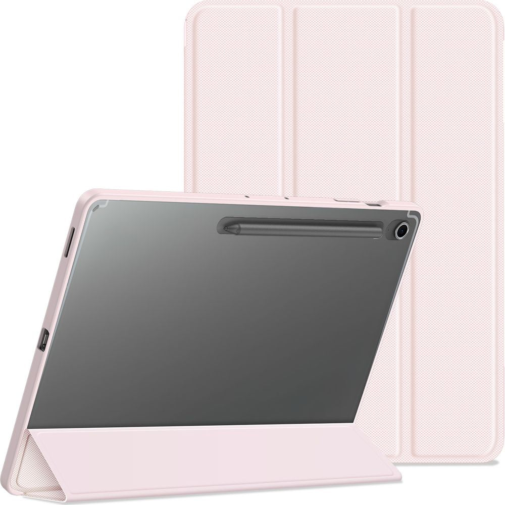 Schutzhülle mit Klappe für Galaxy Tab S10 FE Plus, Dux Ducis Toby, Rosa