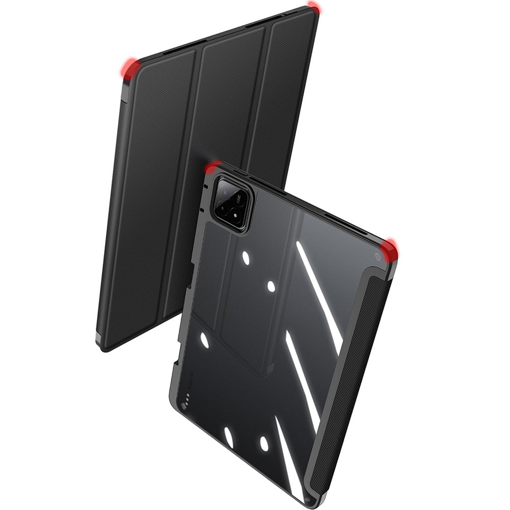 Schutzhülle Dux Ducis Toby für Xiaomi Pad 6S Pro, Schwarz-Transparent